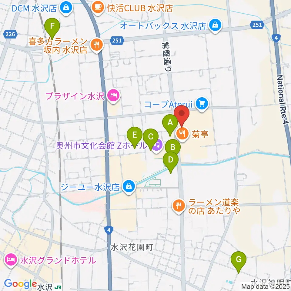 正時堂アテルイセンター周辺の駐車場・コインパーキング一覧地図