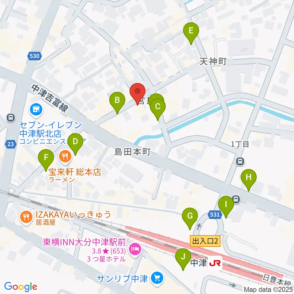 リル・ドリーム周辺の駐車場・コインパーキング一覧地図