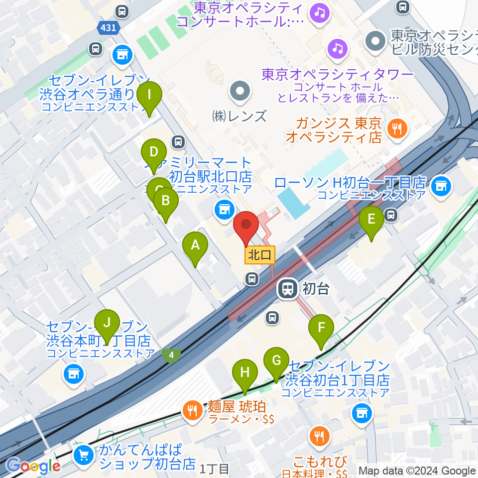 初台DOORS周辺の駐車場・コインパーキング一覧地図