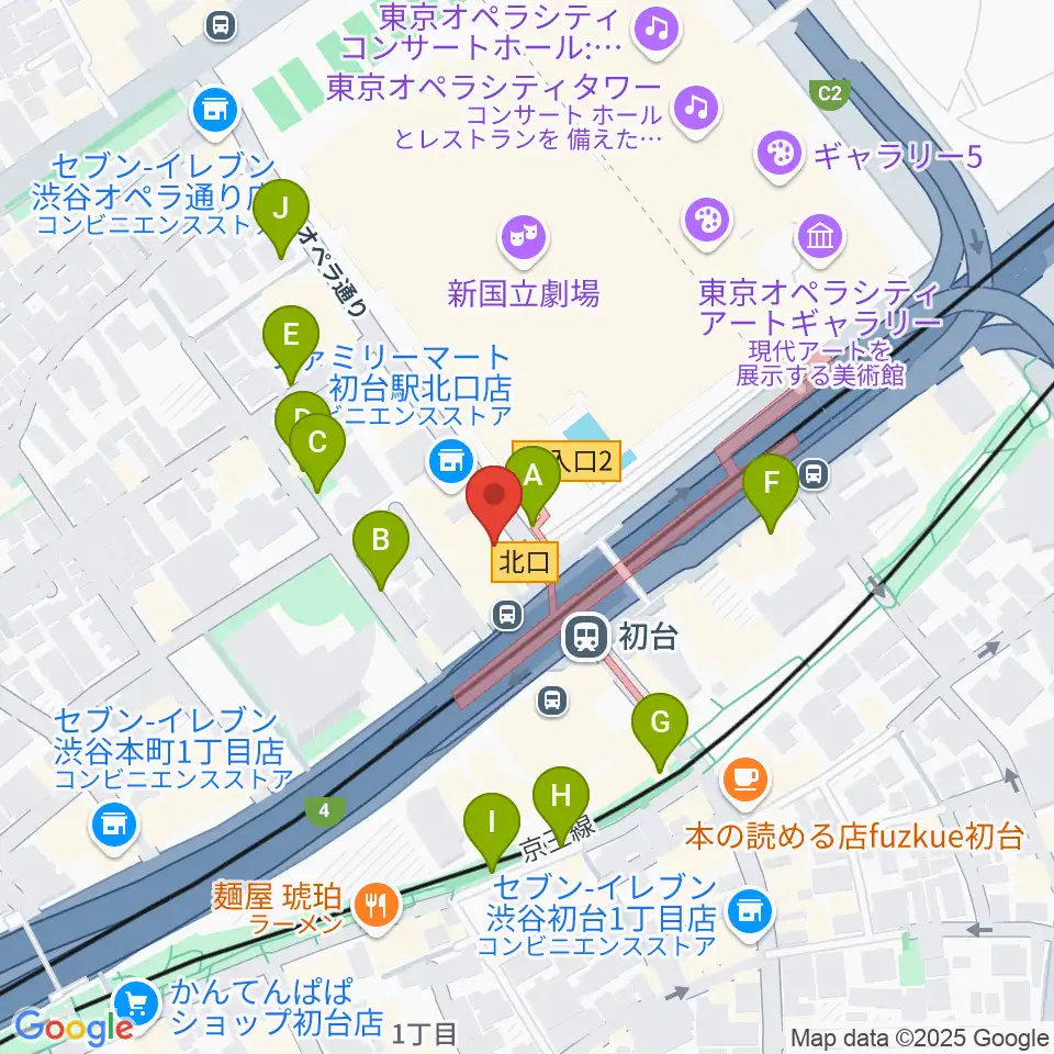 初台DOORS周辺の駐車場・コインパーキング一覧地図