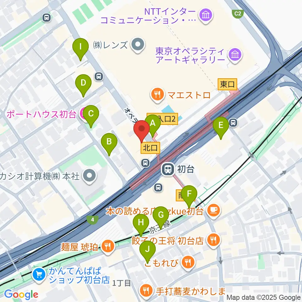 初台DOORS周辺の駐車場・コインパーキング一覧地図