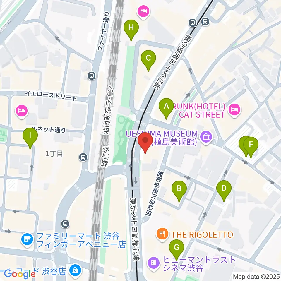 ハイファイ・レコード・ストア周辺の駐車場・コインパーキング一覧地図