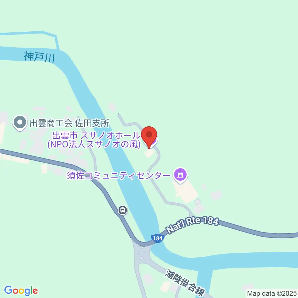 スサノオホール周辺の駐車場・コインパーキング一覧地図