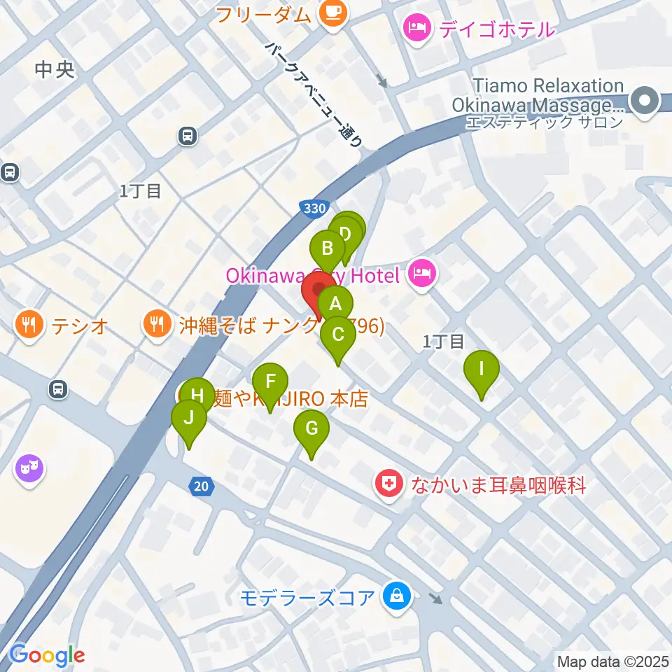 ZIGZAG周辺の駐車場・コインパーキング一覧地図