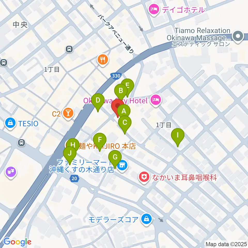ZIGZAG周辺の駐車場・コインパーキング一覧地図