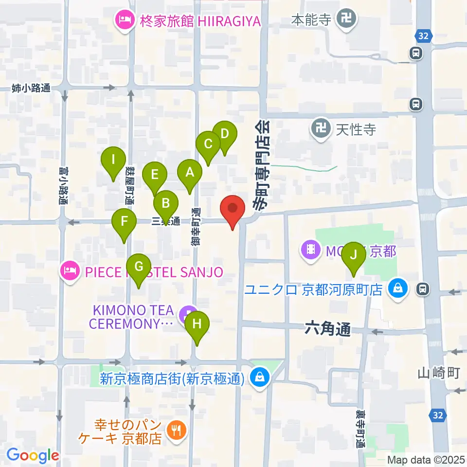 京都HAPPY JACK周辺の駐車場・コインパーキング一覧地図