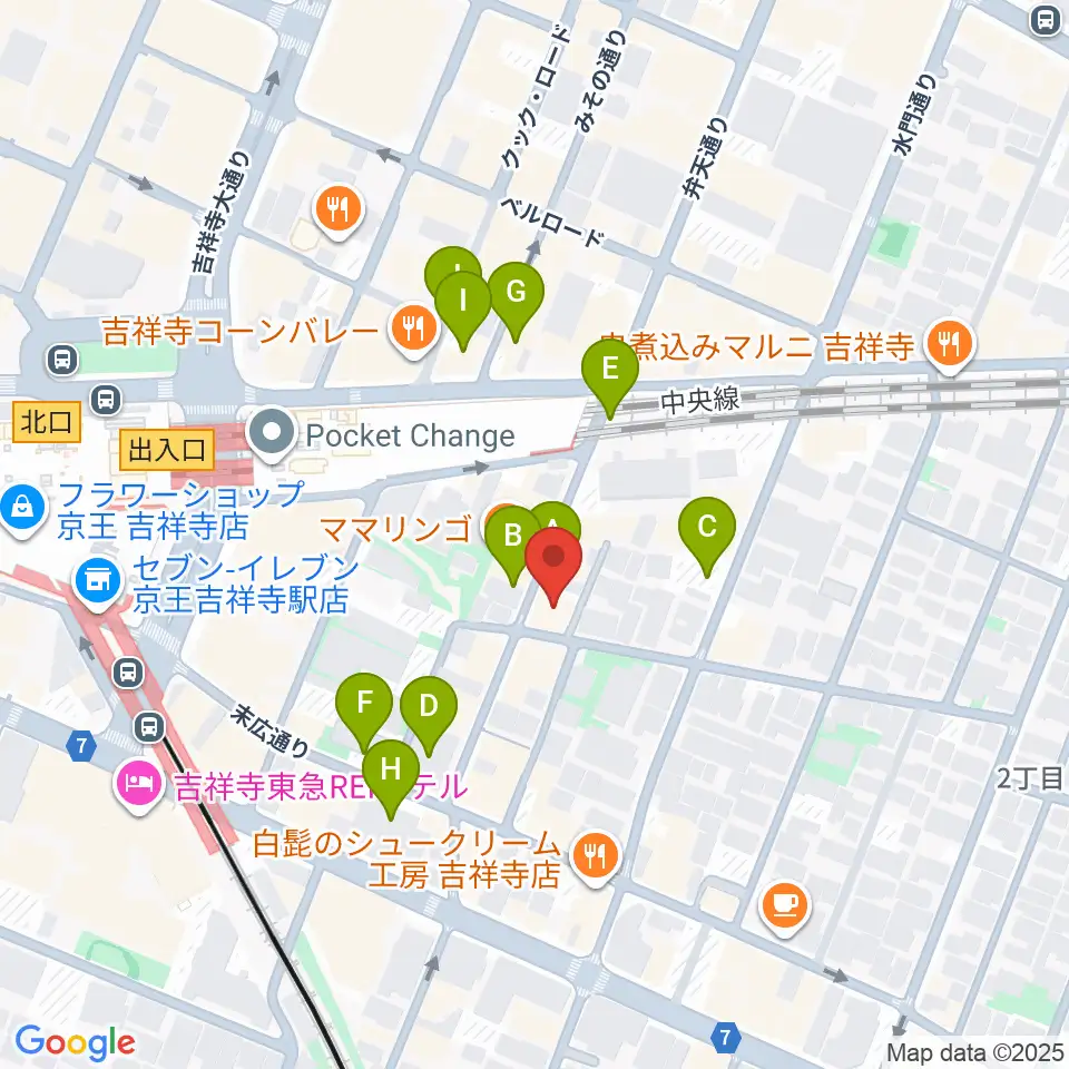 サウンドスタジオキッカ周辺の駐車場・コインパーキング一覧地図