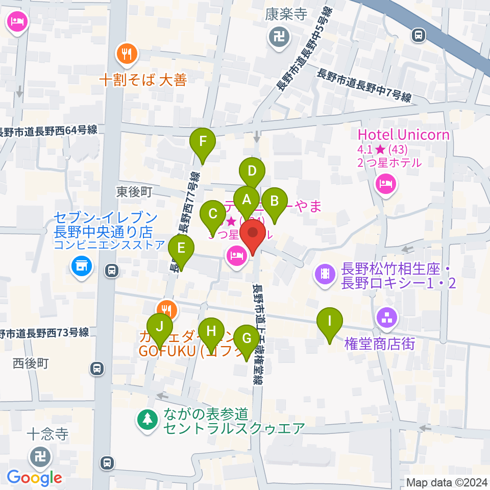 インディア・ザ・ロック周辺の駐車場・コインパーキング一覧地図