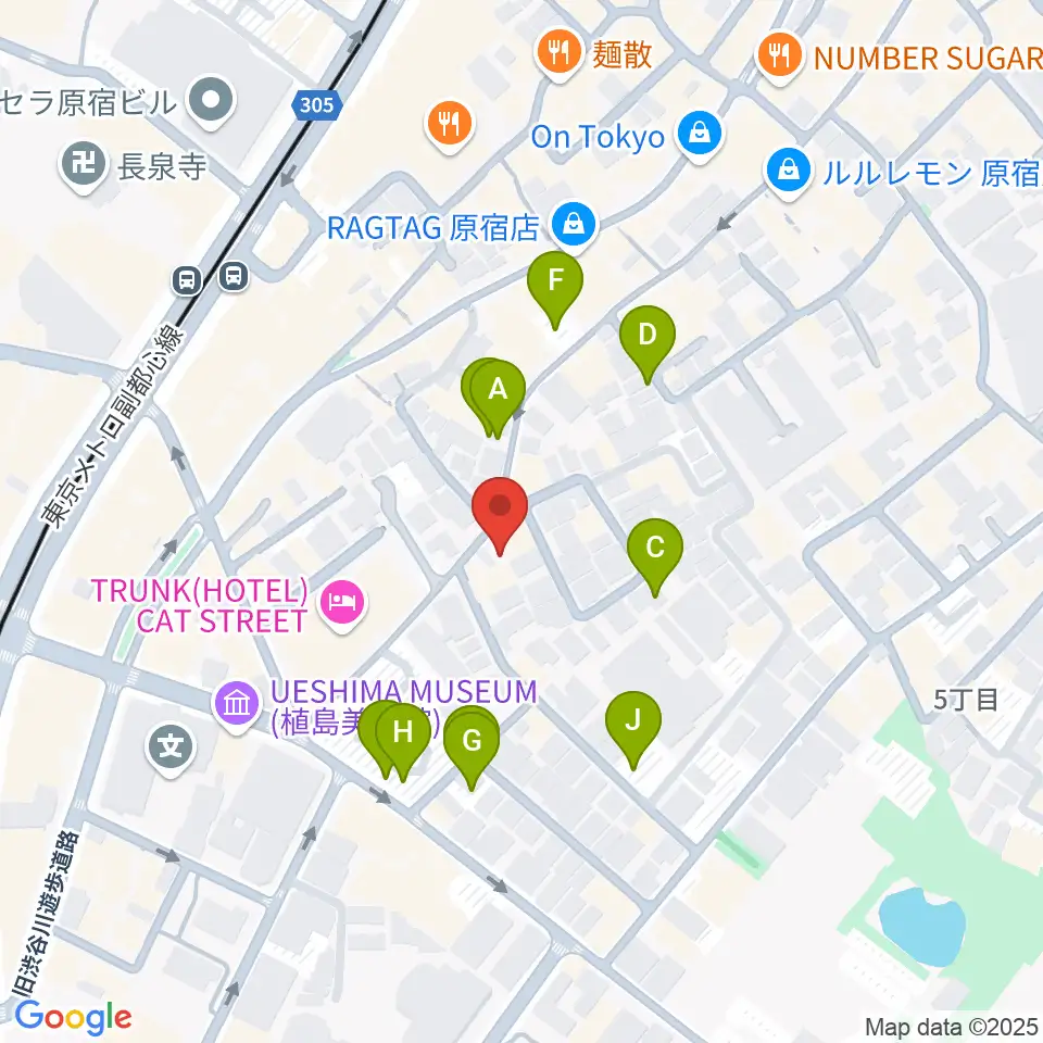 GLOCAL RECORDS周辺の駐車場・コインパーキング一覧地図