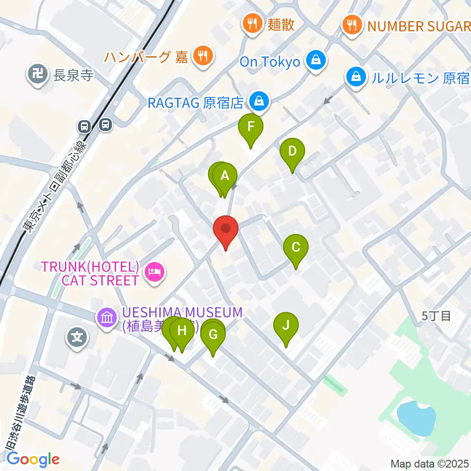 GLOCAL RECORDS周辺の駐車場・コインパーキング一覧地図