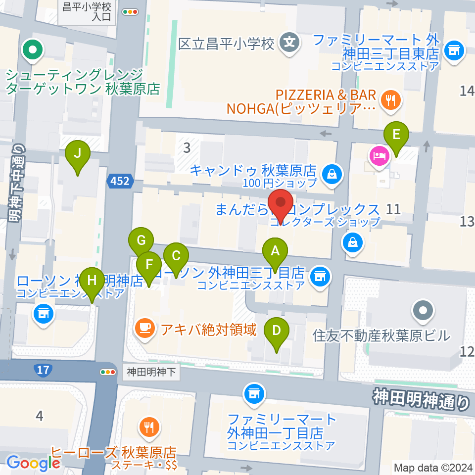 Twin Box周辺の駐車場・コインパーキング一覧地図