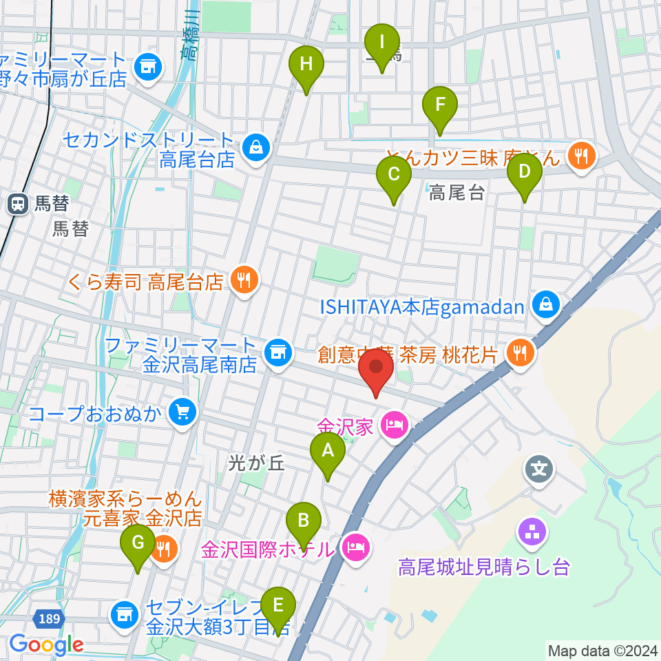 北村 箏・三弦教室周辺の駐車場・コインパーキング一覧地図