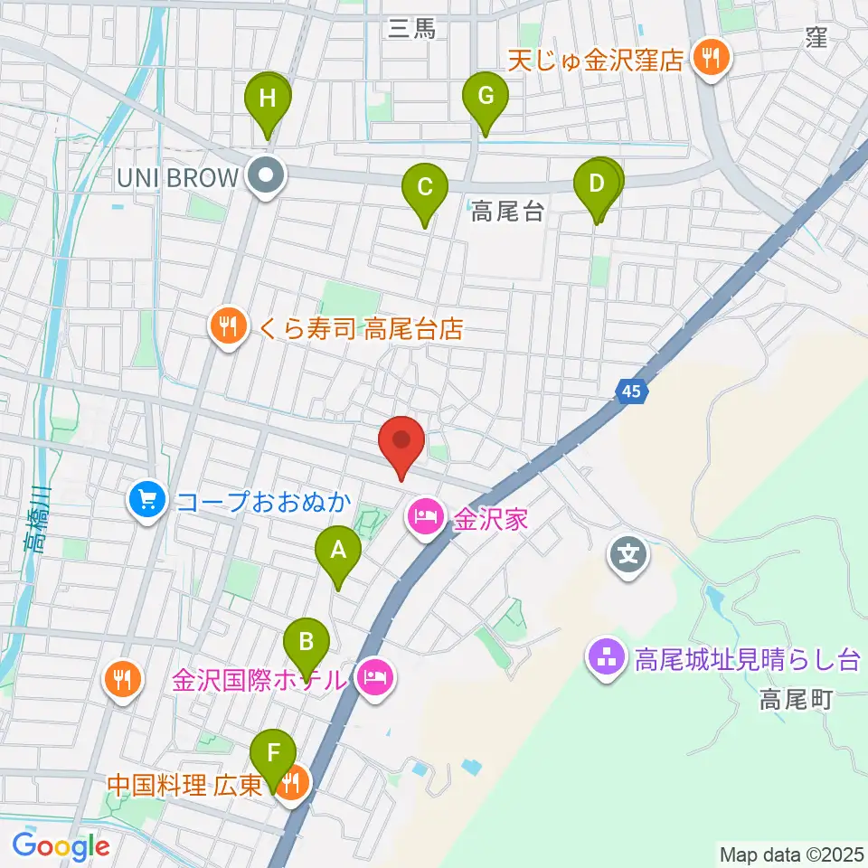 北村 箏・三弦教室周辺の駐車場・コインパーキング一覧地図
