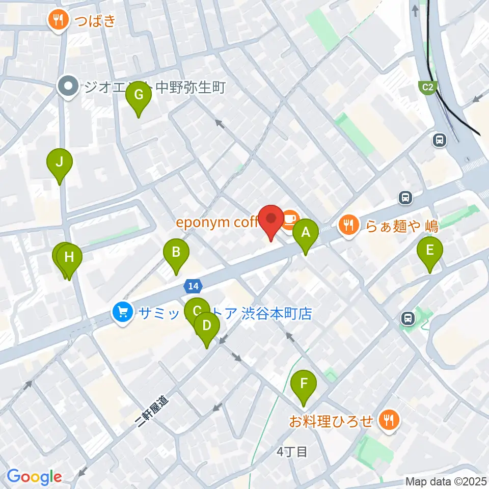 西新宿TOGI BAR周辺の駐車場・コインパーキング一覧地図