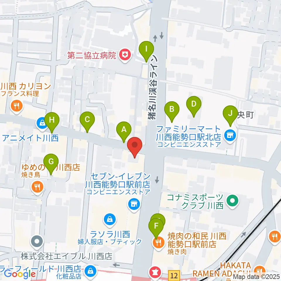 BEAT ON MUSIC SCHOOL周辺の駐車場・コインパーキング一覧地図