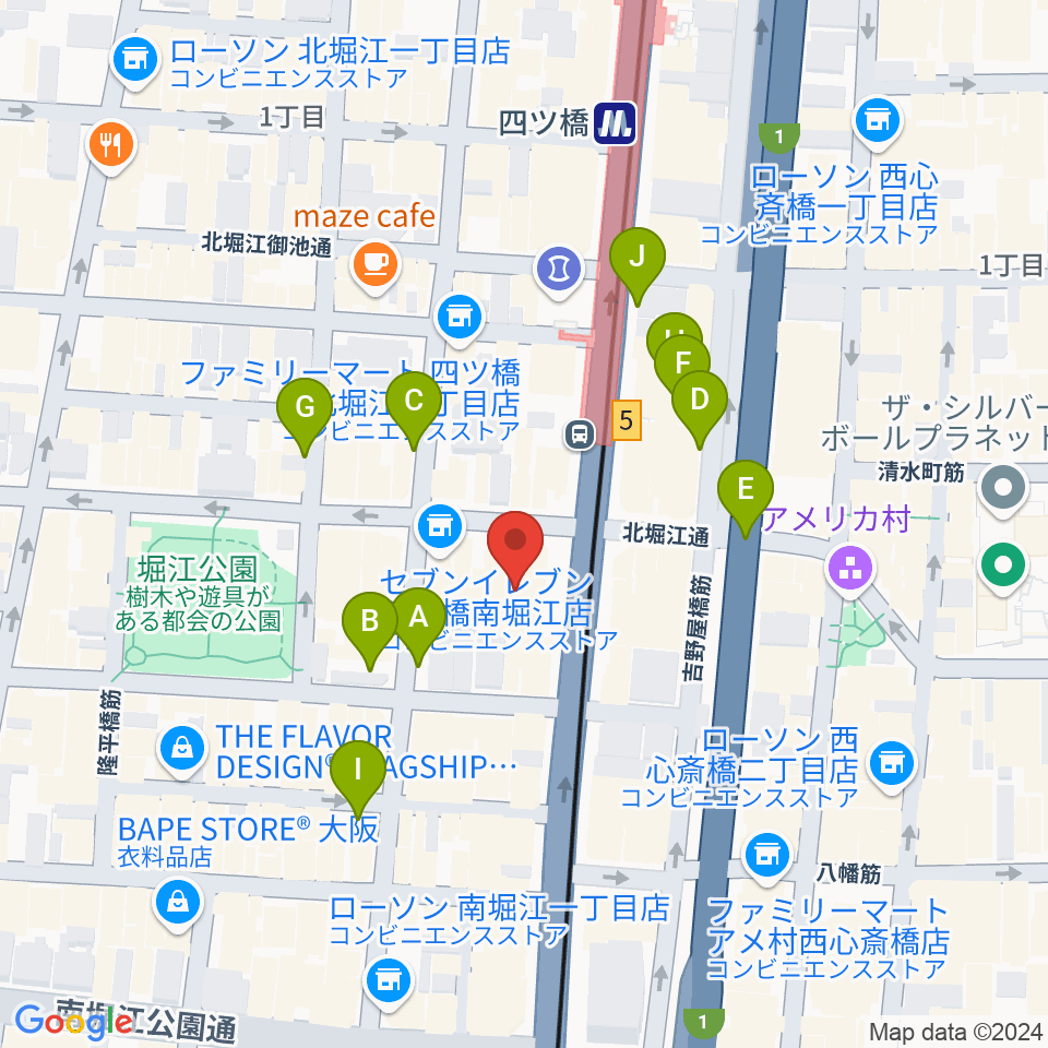 TIME BOMB RECORDS周辺の駐車場・コインパーキング一覧地図