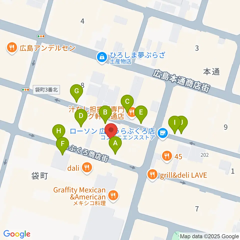 DISK SHOP MISERY周辺の駐車場・コインパーキング一覧地図