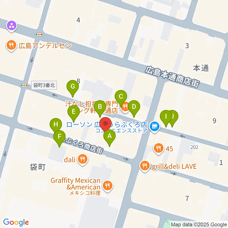DISK SHOP MISERY周辺の駐車場・コインパーキング一覧地図