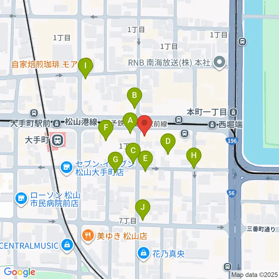 モア・ミュー ジック周辺の駐車場・コインパーキング一覧地図
