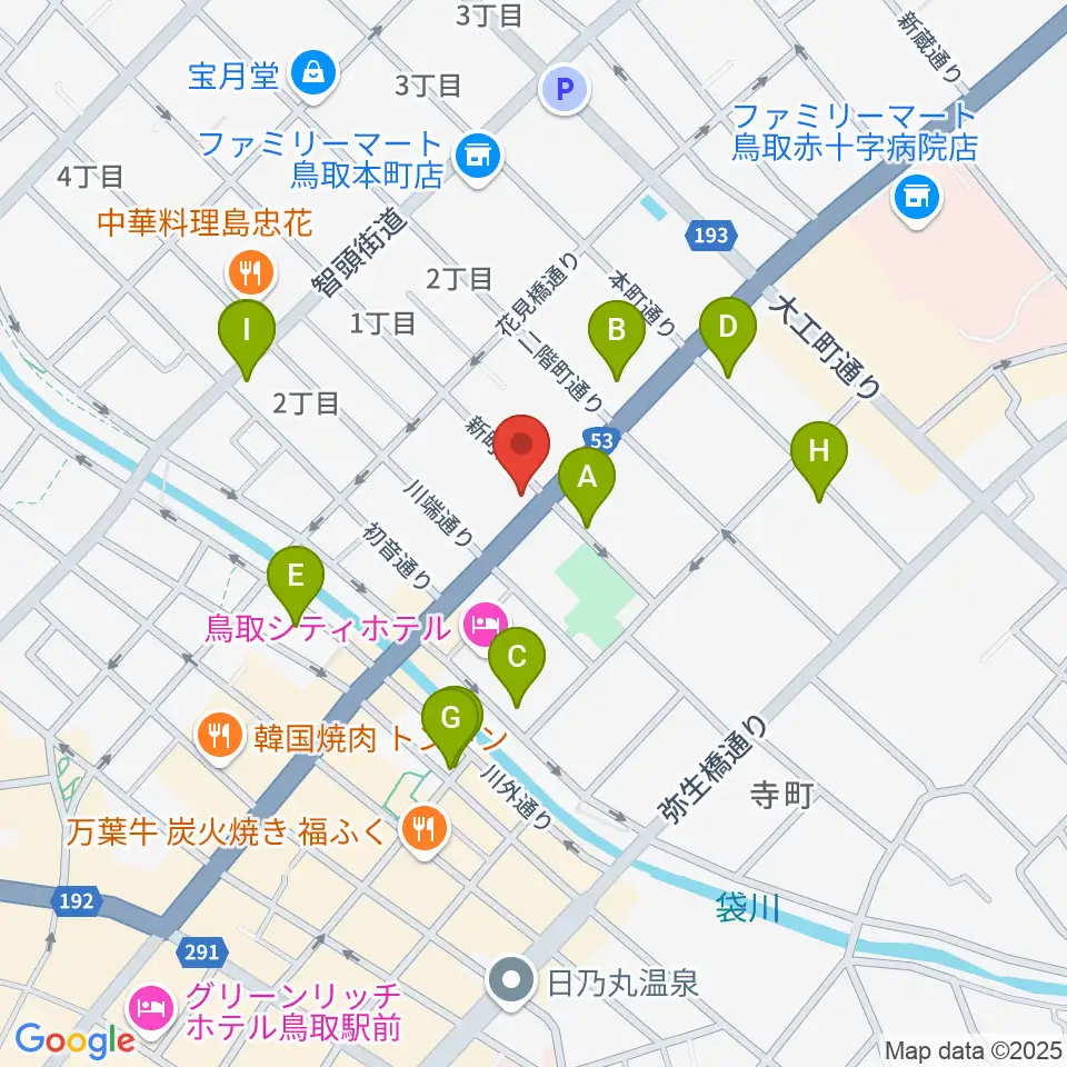 borzoi record周辺の駐車場・コインパーキング一覧地図