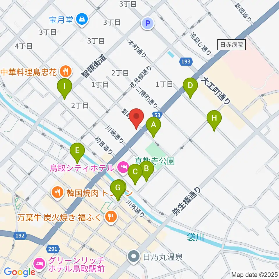 borzoi record周辺の駐車場・コインパーキング一覧地図
