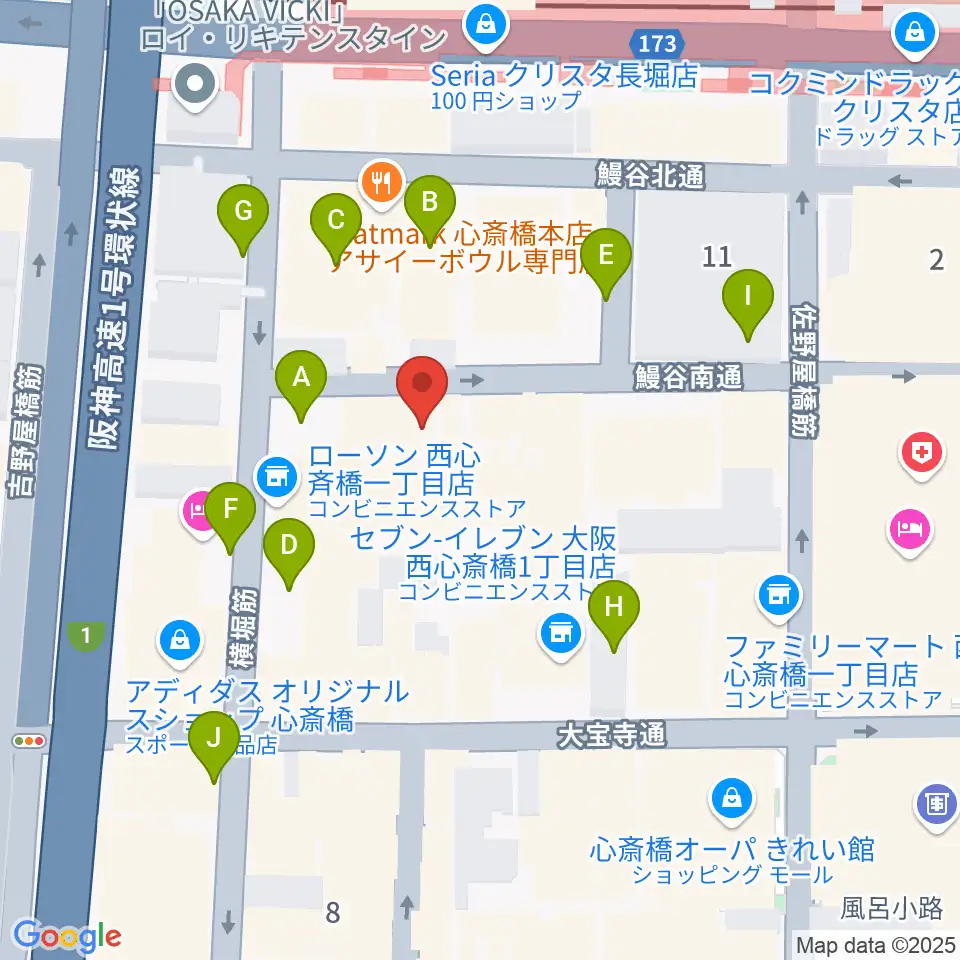 Root Down Records周辺の駐車場・コインパーキング一覧地図