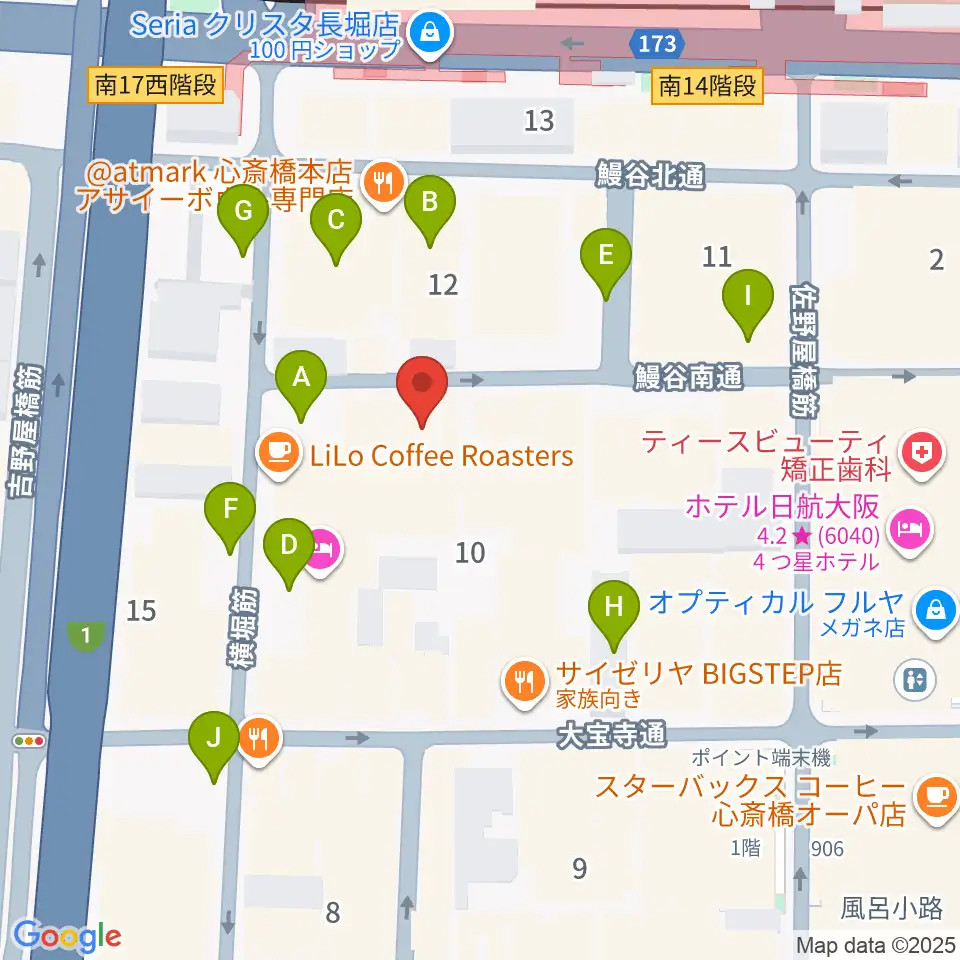Root Down Records周辺の駐車場・コインパーキング一覧地図