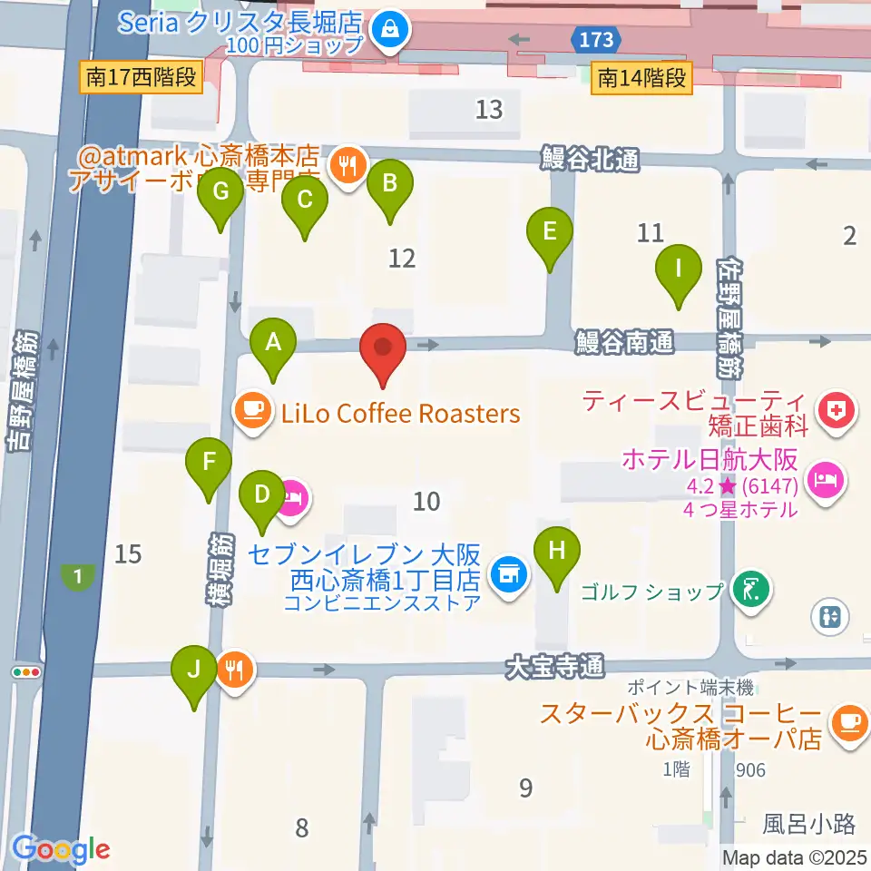 Root Down Records周辺の駐車場・コインパーキング一覧地図