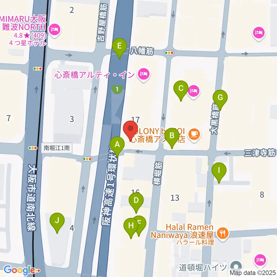 Groovenut Records周辺の駐車場・コインパーキング一覧地図