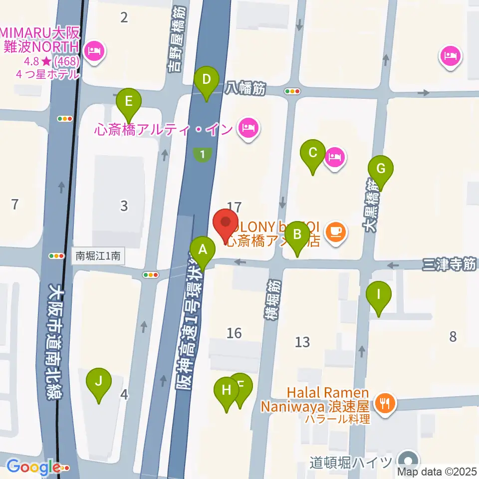 Groovenut Records周辺の駐車場・コインパーキング一覧地図