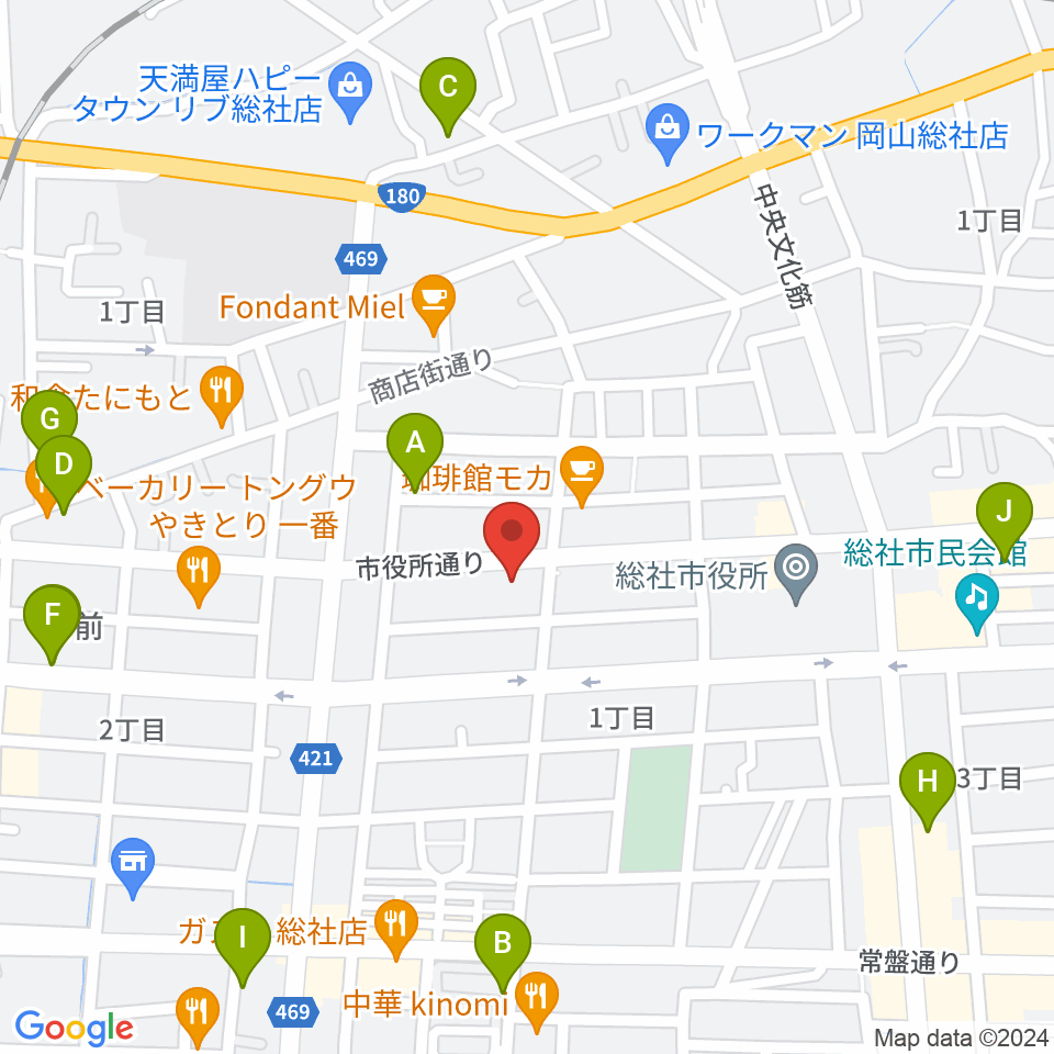 レコード屋 総社店周辺の駐車場・コインパーキング一覧地図