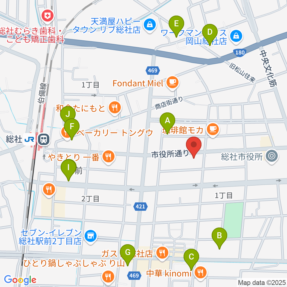 レコード屋 総社店周辺の駐車場・コインパーキング一覧地図