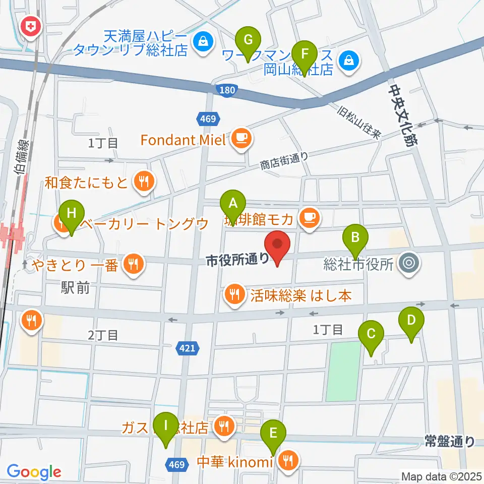 レコード屋 総社店周辺の駐車場・コインパーキング一覧地図