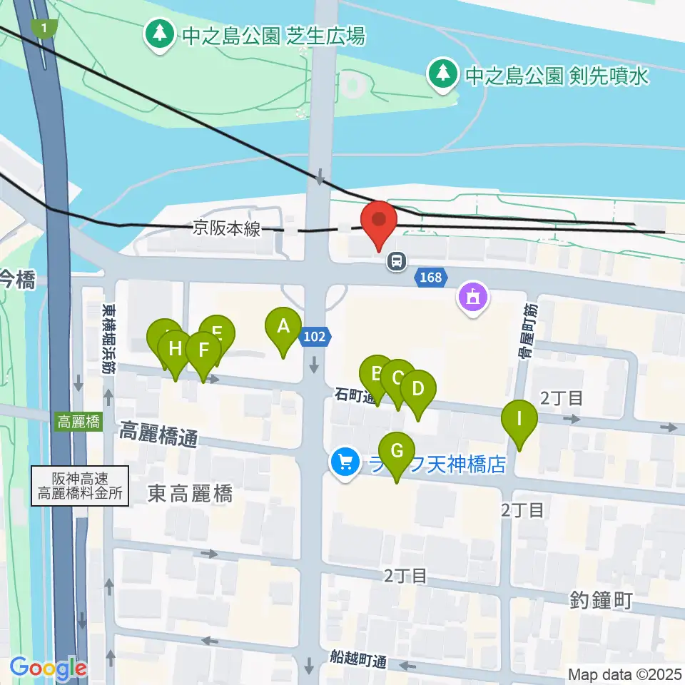 COMPUFUNK RECORDS周辺の駐車場・コインパーキング一覧地図