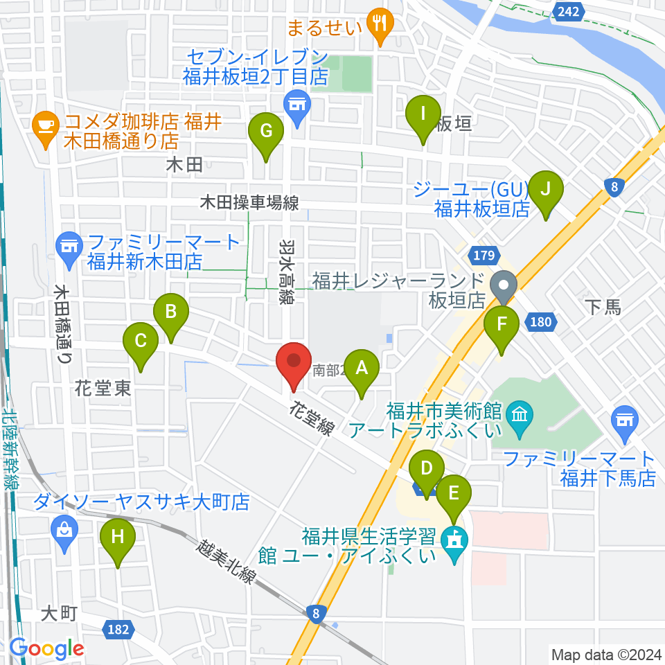 フラミンゴレコーズ周辺の駐車場・コインパーキング一覧地図