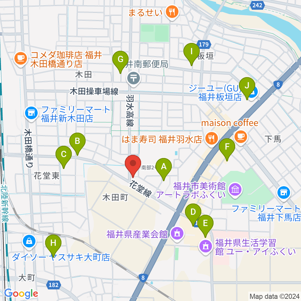 フラミンゴレコーズ周辺の駐車場・コインパーキング一覧地図