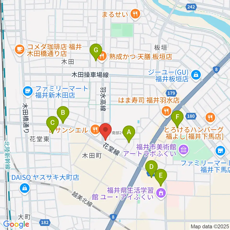 フラミンゴレコーズ周辺の駐車場・コインパーキング一覧地図