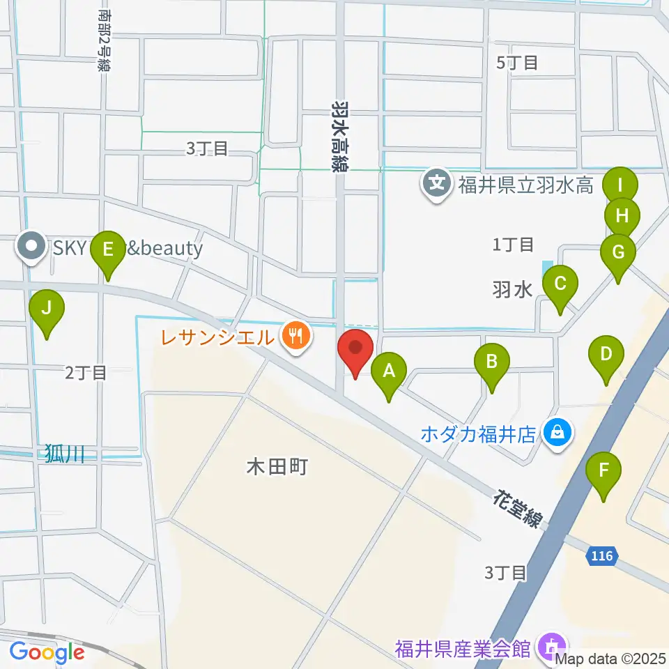 フラミンゴレコーズ周辺の駐車場・コインパーキング一覧地図