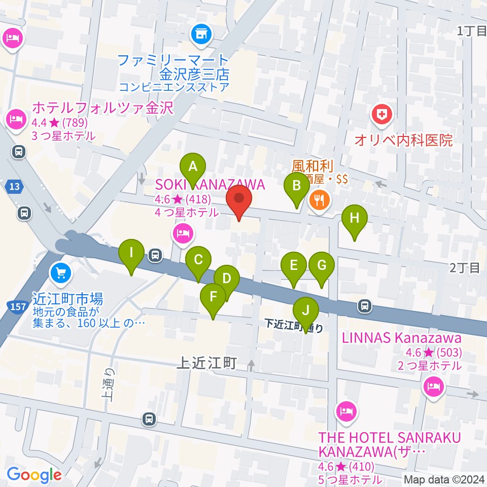 レコード・ジャングル周辺の駐車場・コインパーキング一覧地図