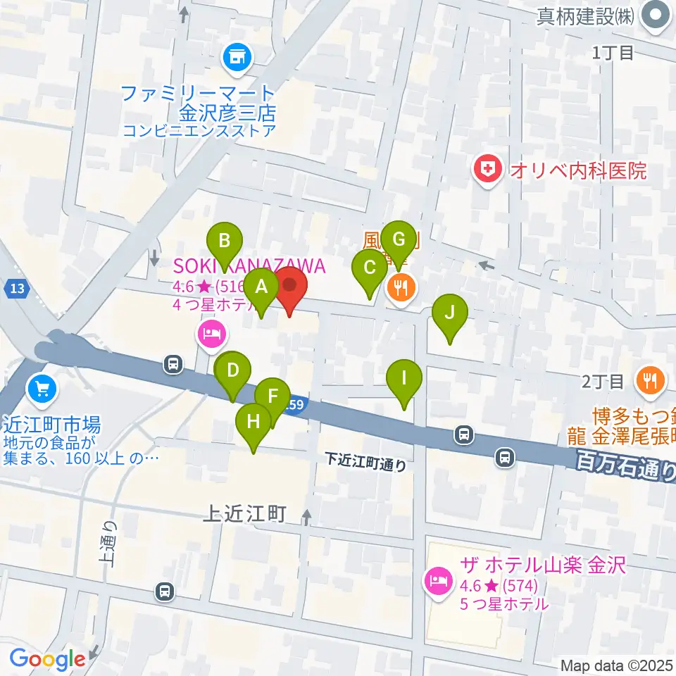 レコード・ジャングル周辺の駐車場・コインパーキング一覧地図