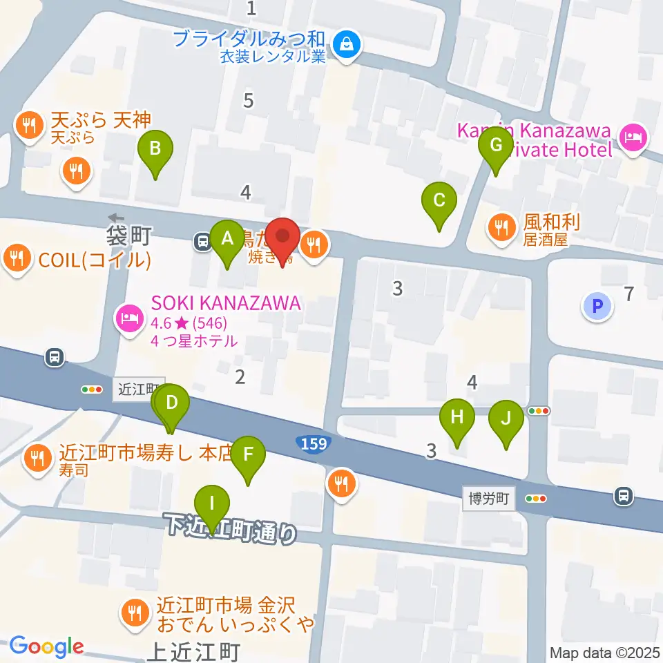 レコード・ジャングル周辺の駐車場・コインパーキング一覧地図