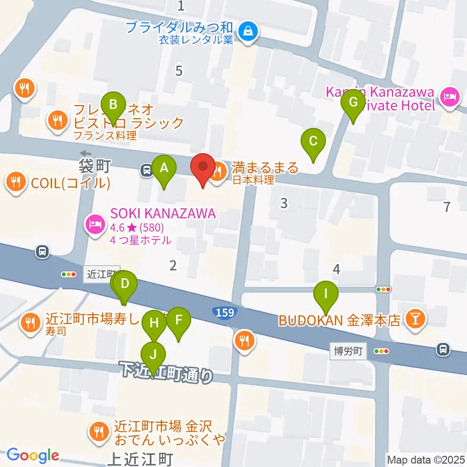 レコード・ジャングル周辺の駐車場・コインパーキング一覧地図
