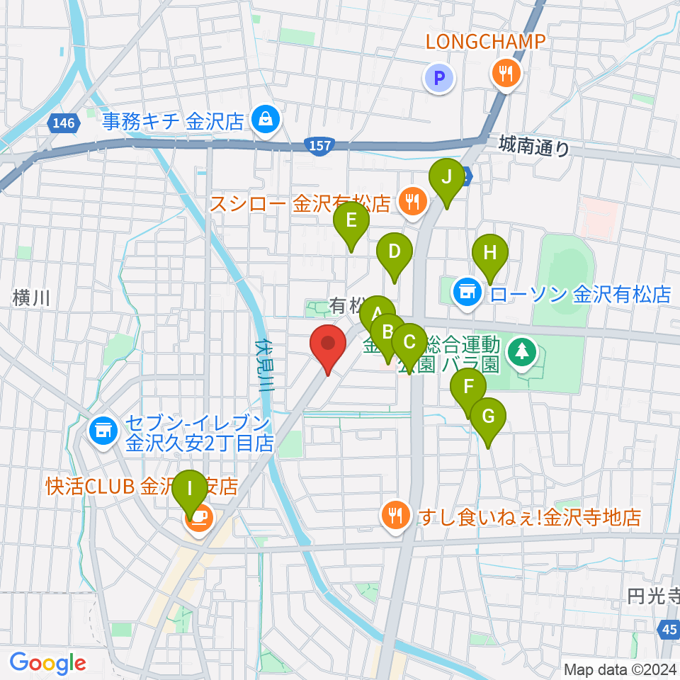 エブリデイ・レコード周辺の駐車場・コインパーキング一覧地図