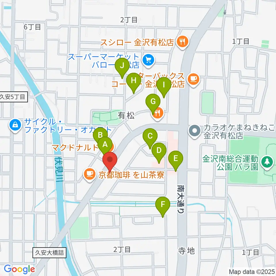 エブリデイ・レコード周辺の駐車場・コインパーキング一覧地図