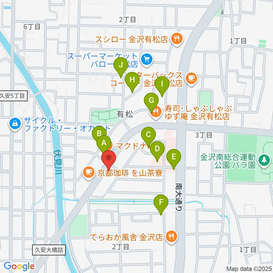 エブリデイ・レコード周辺の駐車場・コインパーキング一覧地図