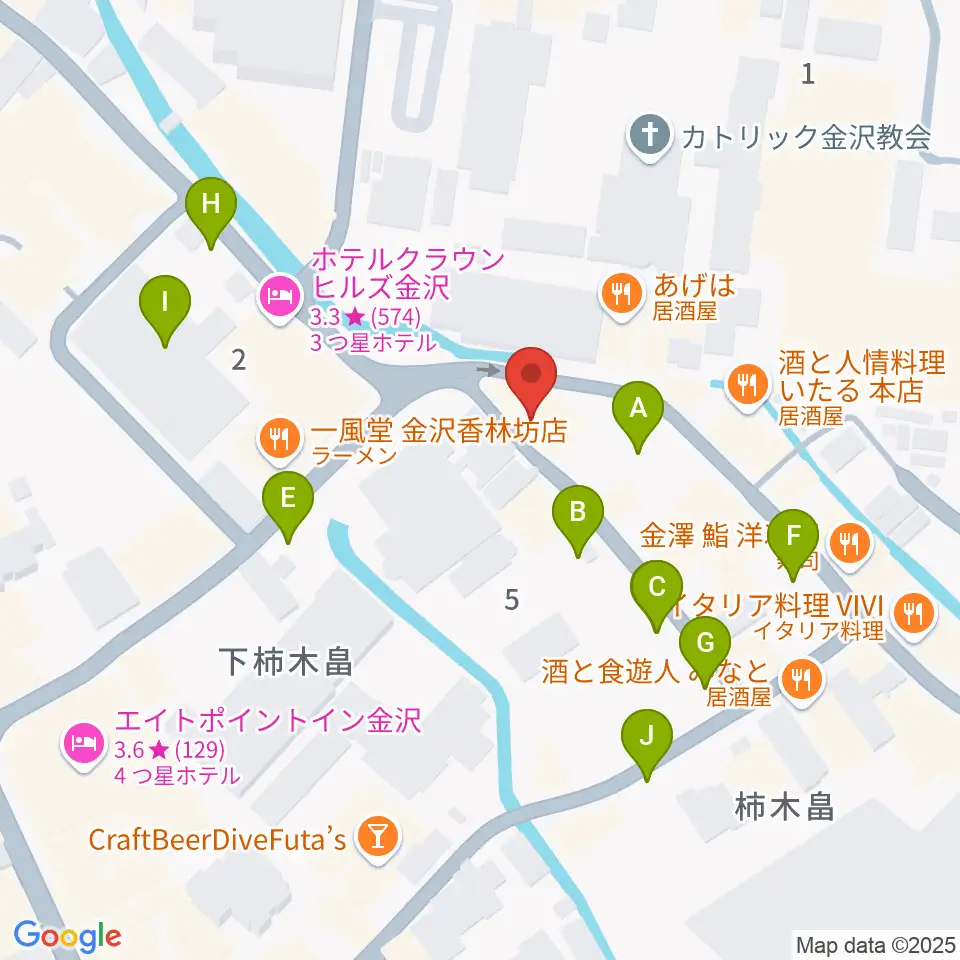 レコード・ビーチパーティ周辺の駐車場・コインパーキング一覧地図