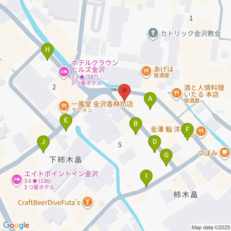 レコード・ビーチパーティ周辺の駐車場・コインパーキング一覧地図