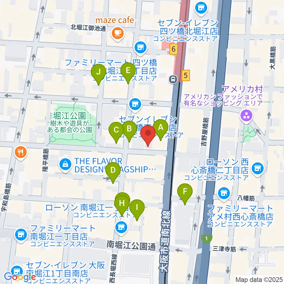 FLAKE RECORDS周辺の駐車場・コインパーキング一覧地図