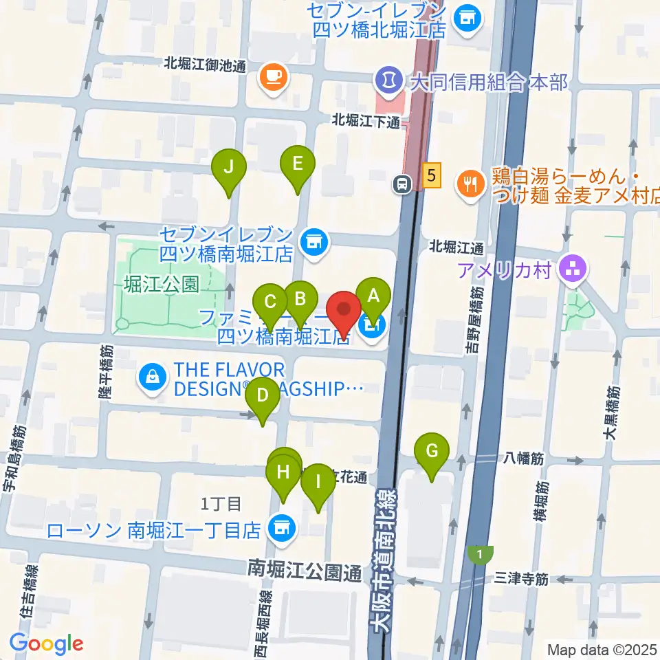 FLAKE RECORDS周辺の駐車場・コインパーキング一覧地図