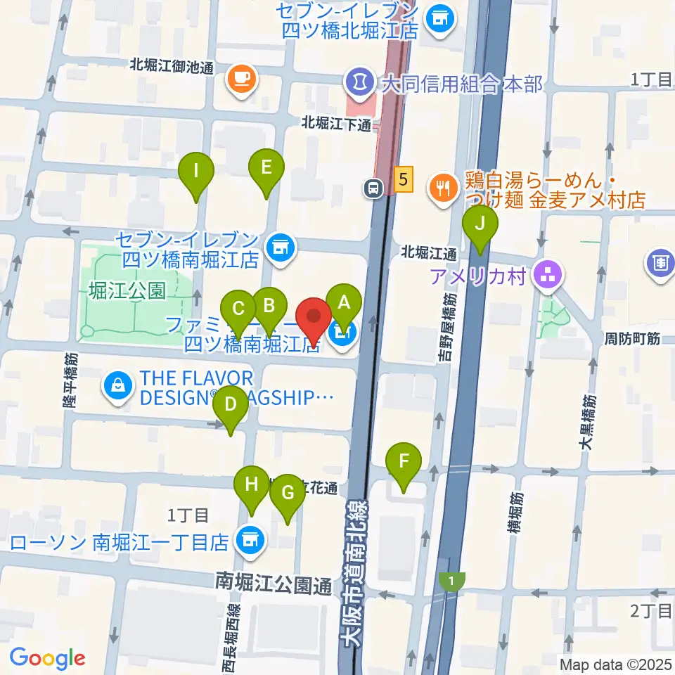 FLAKE RECORDS周辺の駐車場・コインパーキング一覧地図